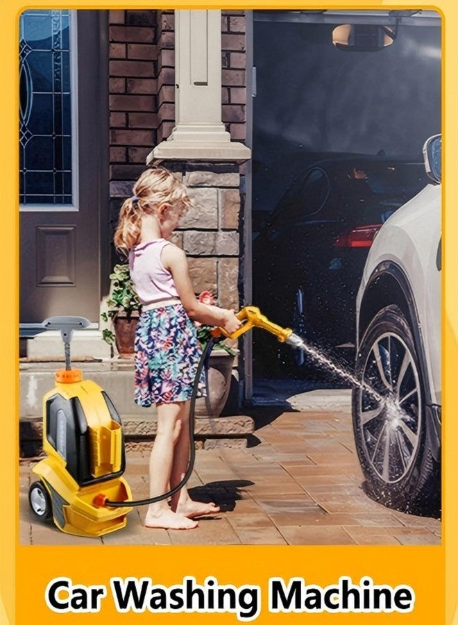 Essovee Kids Clean Car Wash Toy, Kids Power Washer, Toddler Cleaning Set Pretend Play Tools Role Playing Cleaning STEM Toys Gift for Toddler Boys Girls Ages 3 4 5 - Image 2